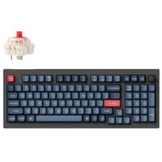 Клавіатура Keychron V5 Max Gateron Jupiter Red Knob Hot-Swap QMK Wireless/Bluetooth/USB-А UA Black ( Клавіатура Keychron V5 Max Gateron Jupiter Red Knob Hot-Swap QMK Wireless/Bluetooth/USB-А UA Black (