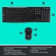 Комплект Logitech MK270 Wireless UA Black (920-004508) Комплект Logitech MK270 Wireless UA Black (920-004508)