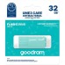 USB флеш накопичувач Goodram 32GB UME3 Care Green USB 3.2 (UME3-0320CRR11)