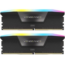 Модуль пам'яті для комп'ютера DDR5 96GB (2x48GB) 6400 MHz Vengeance RGB Black Corsair (CMH96GX5M2B64