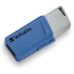 USB флеш накопичувач Verbatim 2x32GB Store 'n' Click Red/Blue USB 3.2 (49308)