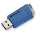 USB флеш накопичувач Verbatim 2x32GB Store 'n' Click Red/Blue USB 3.2 (49308)