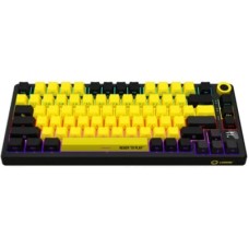 Клавіатура Lorgar KBP7075W Pro RGB Wireless/Bluetooth/USB UA Black/yellow (LRG-KBP7075W-YL-US) Клавіатура Lorgar KBP7075W Pro RGB Wireless/Bluetooth/USB UA Black/yellow (LRG-KBP7075W-YL-US)