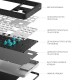 Клавіатура Dark Project ALU87 Bushido ABS RGB Mech G3MS Moonstone Black/White (DPKB_BUSHIDO_87_ANSI_
