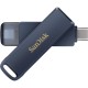 USB флеш накопичувач SanDisk 128GB Phone Drive for iPhone Metallic Sky Lightning/Type-C U (SDIXD0N-1