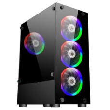 Корпус для ПК 1stPlayer V2-A-BK-4F1 Корпус для ПК 1stPlayer V2-A-BK-4F1