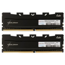 Модуль пам'яті для комп'ютера DDR4 16GB (2x8GB) 3200 MHz Black Kudos eXceleram (EKBLACK4163222AD) Модуль пам'яті для комп'ютера DDR4 16GB (2x8GB) 3200 MHz Black Kudos eXceleram (EKBLACK4163222AD)