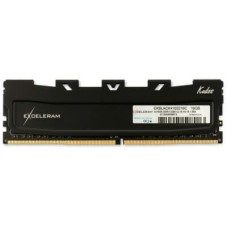 Модуль пам'яті для комп'ютера DDR4 16GB 3200 MHz Black Kudos eXceleram (EKBLACK4163216C)