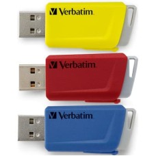 USB флеш накопичувач Verbatim 3x16GB Store 'n' Click Red/Blue/Yellow USB 3.2 (49306) USB флеш накопичувач Verbatim 3x16GB Store 'n' Click Red/Blue/Yellow USB 3.2 (49306)