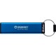 USB флеш накопичувач Kingston 64GB IronKey Keypad 200 AES-256 Encrypted Blue USB 3.2 (IKKP200/64GB)