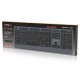 Клавіатура REAL-EL RK-715W Wireless/Bluetooth Black/Gray (EL123100051)