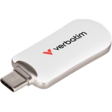USB флеш накопичувач Verbatim 128GB Plectra White USB-C (30229) USB флеш накопичувач Verbatim 128GB Plectra White USB-C (30229)