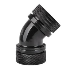 Фітинг для СРО ThermalTake Pacific G1/4 PETG Tube 45-Degree Dual Compression 16mm OD Black (CL-W098-