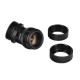 Фітинг для СРО ThermalTake Pacific G1/4 PETG Tube 45-Degree Dual Compression 16mm OD Black (CL-W098-