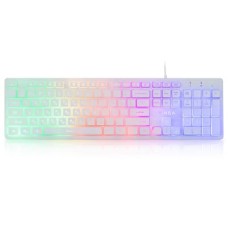 Клавіатура Vinga KB410 White Клавіатура Vinga KB410 White