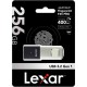 USB флеш накопичувач Lexar 256GB JumpDrive Fingerprint F35 Pro USB 3.2 (LJDF35P256G-RNBNG)