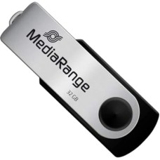 USB флеш накопичувач Mediarange 32GB Black/Silver USB 2.0 (MR911)