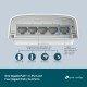 Комутатор мережевий TP-Link SG2005P-PD Комутатор мережевий TP-Link SG2005P-PD