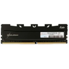 Модуль пам'яті для комп'ютера DDR4 8GB 2666 MHz Black Kudos eXceleram (EKBLACK4082619A)