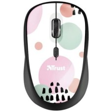 Мишка Trust YVI Wireless Pink Circles (24441)