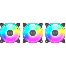 Кулер до корпусу PcCooler F3 T120 ARGB 3 in 1 Black