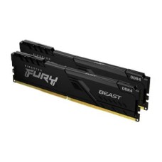 Модуль пам'яті для комп'ютера DDR4 16GB (2x8GB) 2666 MHz Fury Beast Black Kingston Fury (ex.HyperX)