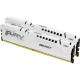 Модуль пам'яті для комп'ютера DDR5 64GB (2x32GB) 5600 MHz FURY Beast White Kingston Fury (ex.HyperX)