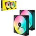 Кулер до корпусу Corsair iCUE Link QX140 RGB PWM PC Fans Starter Kit with iCUE LINK System Hub (CO-9