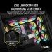 Кулер до корпусу Corsair iCUE Link QX140 RGB PWM PC Fans Starter Kit with iCUE LINK System Hub (CO-9