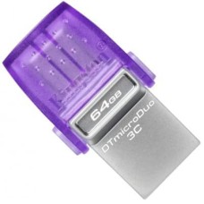 USB флеш накопичувач Kingston 64GB DataTraveler microDuo 3C USB 3.2/Type C (DTDUO3CG3/64GB)