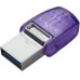 USB флеш накопичувач Kingston 256GB DataTraveler microDuo 3C USB 3.2/Type C (DTDUO3CG3/256GB)