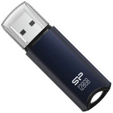 USB флеш накопичувач Silicon Power 128GB SILICON POWER usb3.2 Marvel M02 Aluminum Blue (SP128GBUF3M0