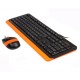 Комплект A4Tech F1010 Orange (4711421943093)