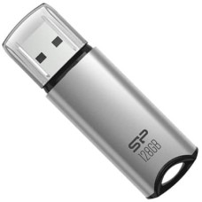 USB флеш накопичувач Silicon Power USB 128G SILICON POWER usb3.2 Marvel M02 Aluminum Silver (SP128GB