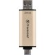 USB флеш накопичувач Transcend 256GB JetFlash 930 Gold-Black USB 3.2/Type-C (TS256GJF930C)