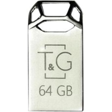 USB флеш накопичувач T&G 64GB 110 Metal Series Silver USB 2.0 (TG110-64G)