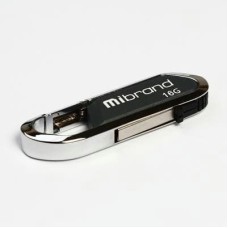 USB флеш накопичувач Mibrand 16GB Aligator Grey USB 2.0 (MI2.0/AL16U7G)