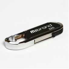 USB флеш накопичувач Mibrand 32GB Aligator Black USB 2.0 (MI2.0/AL32U7B)