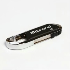 USB флеш накопичувач Mibrand 4GB Aligator Black USB 2.0 (MI2.0/AL4U7B)