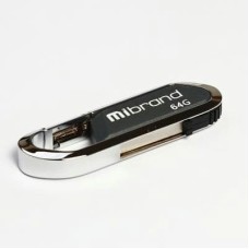 USB флеш накопичувач Mibrand 64GB Aligator Grey USB 2.0 (MI2.0/AL64U7G)