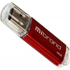 USB флеш накопичувач Mibrand 64GB Cougar Red USB 2.0 (MI2.0/CU64P1R)