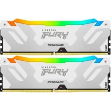 Модуль пам'яті для комп'ютера DDR5 64GB (2x32GB) 6400 MHz Renegade RGB White XMP Kingston Fury (ex.H Модуль пам'яті для комп'ютера DDR5 64GB (2x32GB) 6400 MHz Renegade RGB White XMP Kingston Fury (ex.H