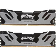 Модуль пам'яті для комп'ютера DDR5 64GB (2x32GB) 6400 MHz Renegade Silver XMP Kingston Fury (ex.Hype Модуль пам'яті для комп'ютера DDR5 64GB (2x32GB) 6400 MHz Renegade Silver XMP Kingston Fury (ex.Hype