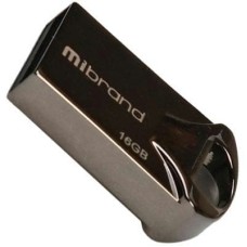 USB флеш накопичувач Mibrand 16GB Hawk Black USB 2.0 (MI2.0/HA16M1B)