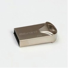 USB флеш накопичувач Mibrand 4GB Hawk Silver USB 2.0 (MI2.0/HA4M1S)