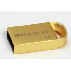 USB флеш накопичувач Mibrand 8GB lynx Gold USB 2.0 (MI2.0/LY8M2G)