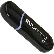 USB флеш накопичувач Mibrand 4GB Panther Black USB 2.0 (MI2.0/PA4P2B)