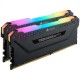 Модуль пам'яті для комп'ютера DDR4 16GB (2x8GB) 3600 MHz Vengeance RGB Pro Black Corsair (CMW16GX4M2