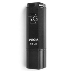 USB флеш накопичувач T&G 64GB 121 Vega Series Black USB 2.0 (TG121-64GBBK)