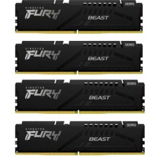 Модуль пам'яті для комп'ютера DDR5 128GB (4x32GB) 5600 MHz Beast Black XMP Kingston Fury (ex.HyperX)